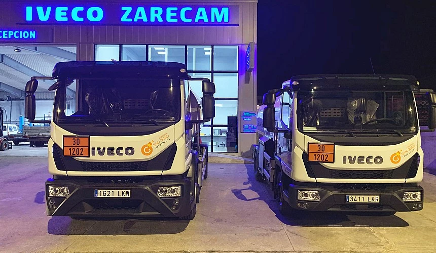 Entrega de vehículos IVECO a Gasóleos García Ortiz